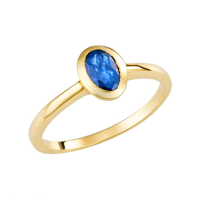18k Δαχτυλίδι με Sapphire  πέτρα