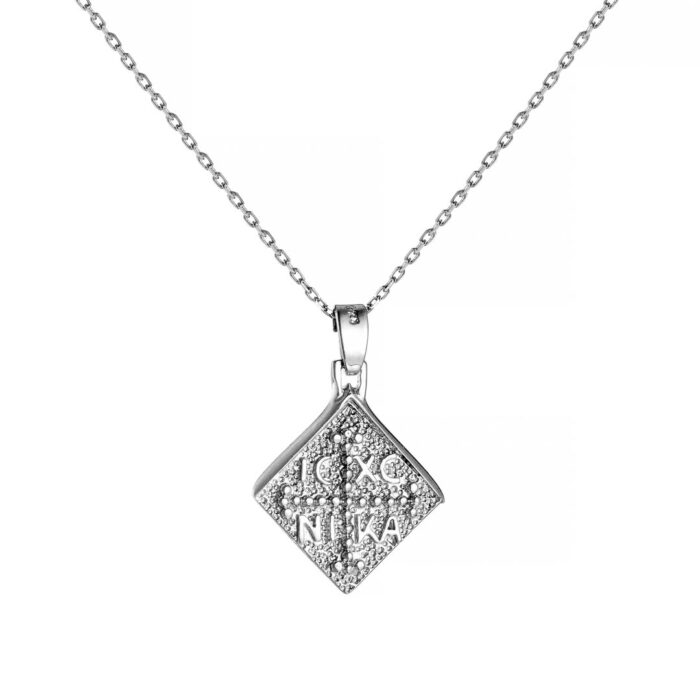 9.25 Ασημένιο κολιέ κωνσταντινάτο