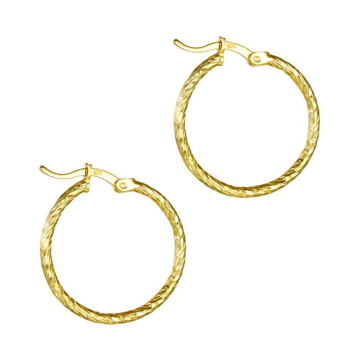 9.25 Επιχρυσωμένος ασημένιος κρίκος