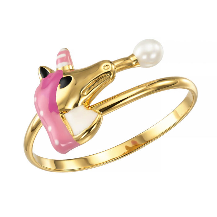 9k Δαχτυλίδι παιδικό μονόκερος