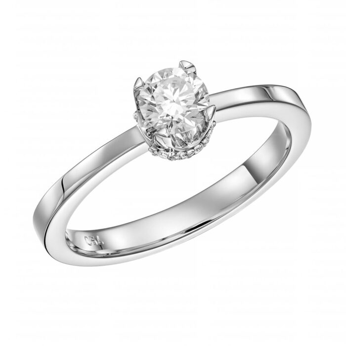 18k Δαχτυλίδι μονόπετρο