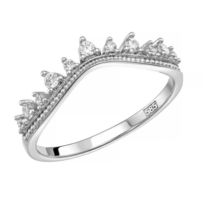 14k Δαχτυλίδι στέμα