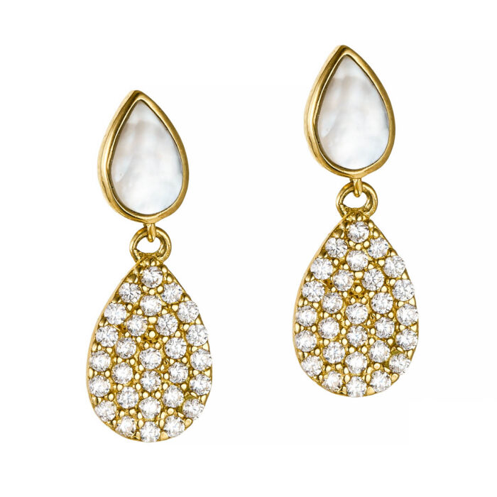 9k Σκουλαρίκι κρεμαστό δάκρυ