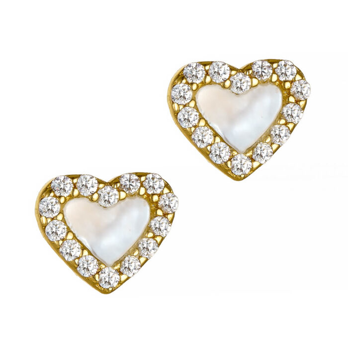 9k Σκουλαρίκια καρδούλες