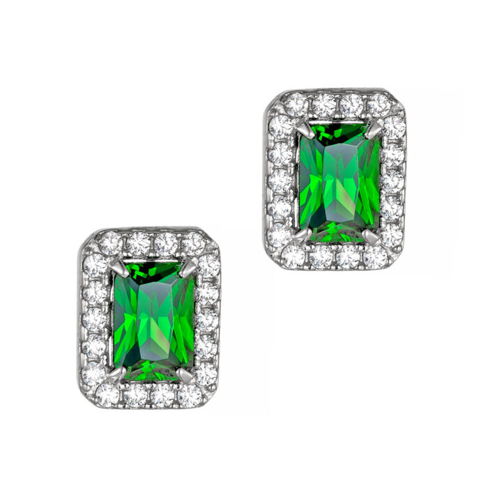 9k Σκουλαρίκι ροζέτα