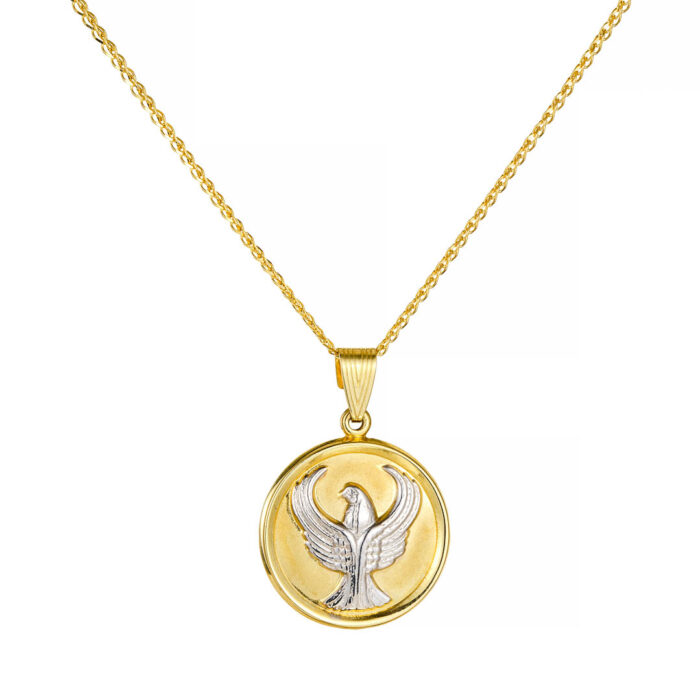 9k Κολιέ κωνσταντινάτο με τον αετό του Πόντου