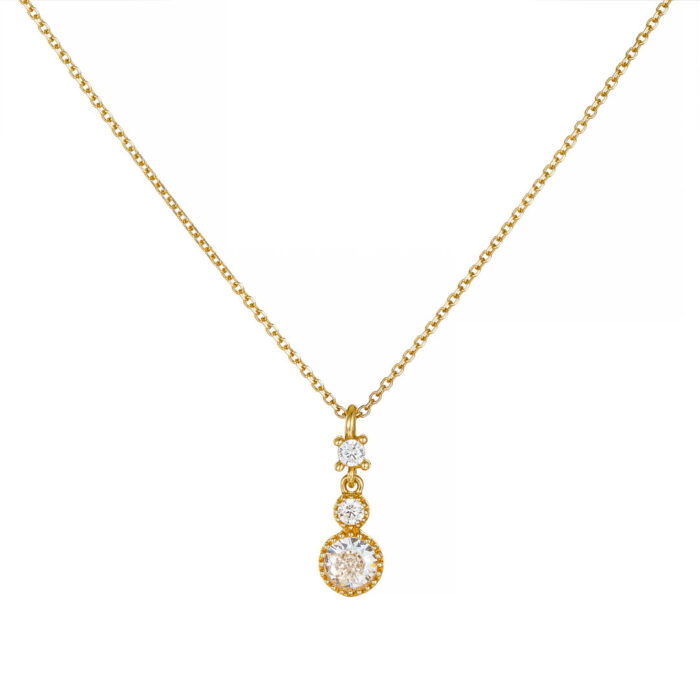 9k Κολιέ ροζέτα