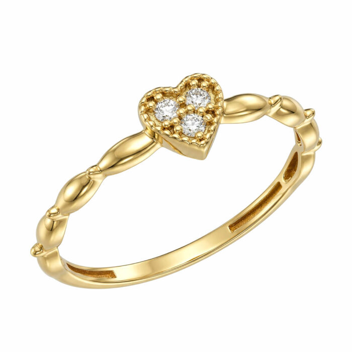 14k Δαχτυλίδι καρδούλα