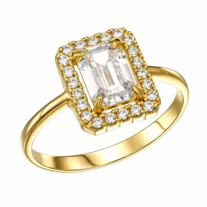 9k Δαχτυλίδι ροζέτα