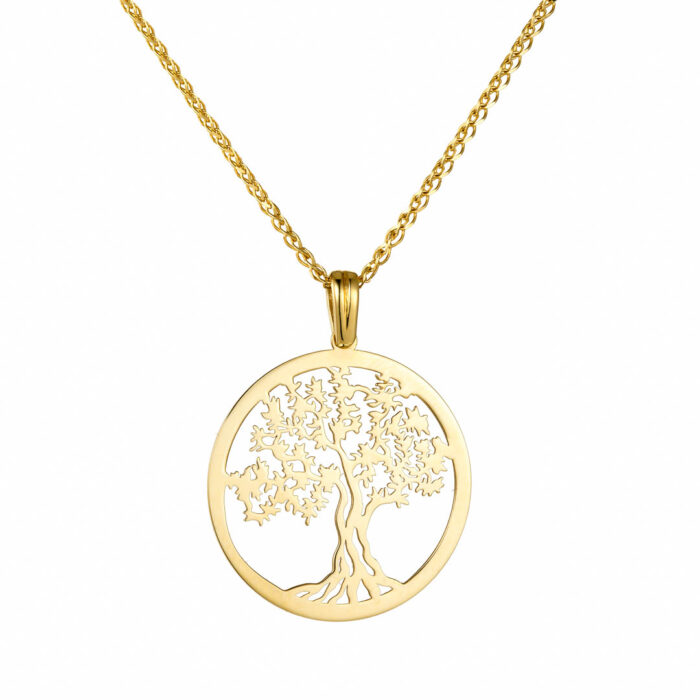 14k Κολιέ δέντρο ζωής