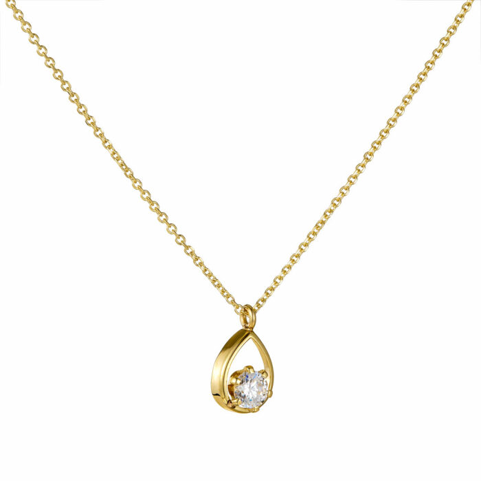 9k Κολιέ δάκρυ