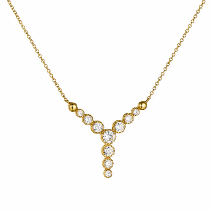 9k Κολιέ ροζέτα