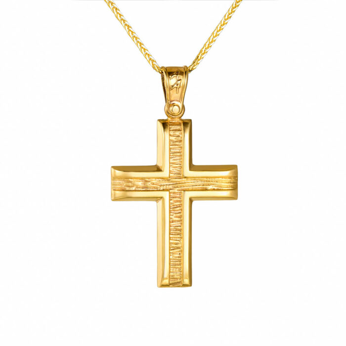 9k Σταυρός ανδρικός με αλυσίδα