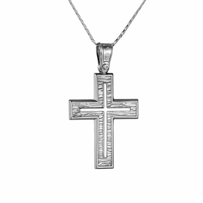 9Κ Σταυρός γυναικείος  με αλυσίδα