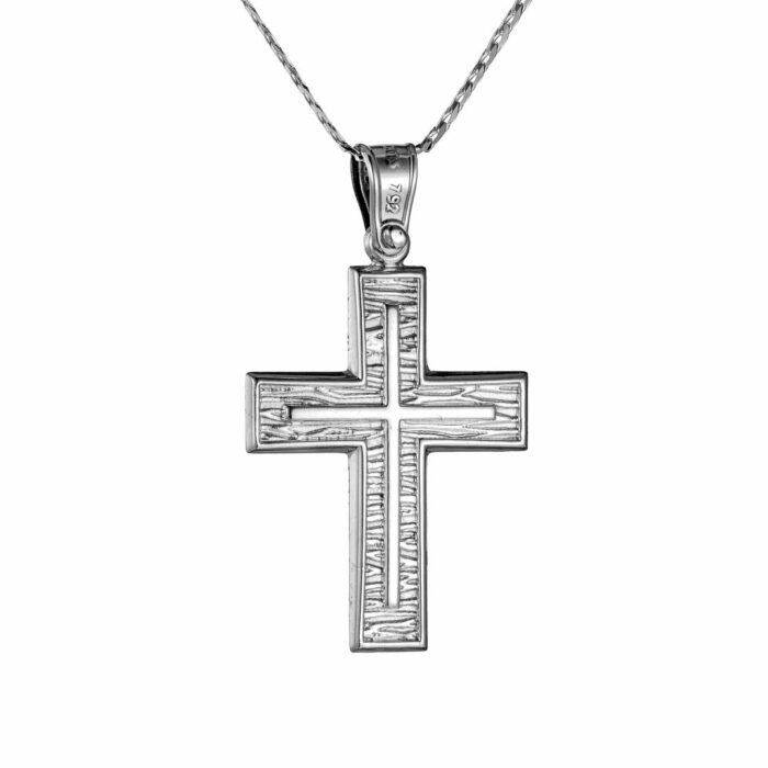 9Κ Σταυρός γυναικείος  με αλυσίδα